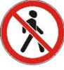 3.10 "Движение пешеходов запрещено"  ― Дорожные знаки