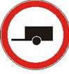 3.7 "Движение с прицепом запрещено"  ― Дорожные знаки